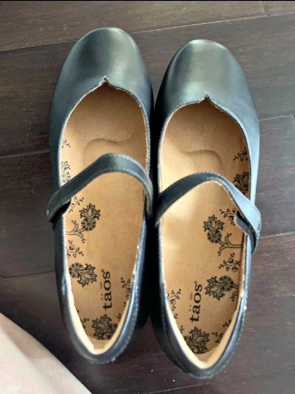Taos CRS 1415 Leather Flats Black US 10W